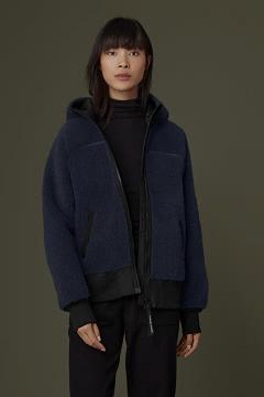 Ropa Canada Goose Mujer Mexico - Simcoe Forro Polar Azul Oscuro Marino SQ5296417